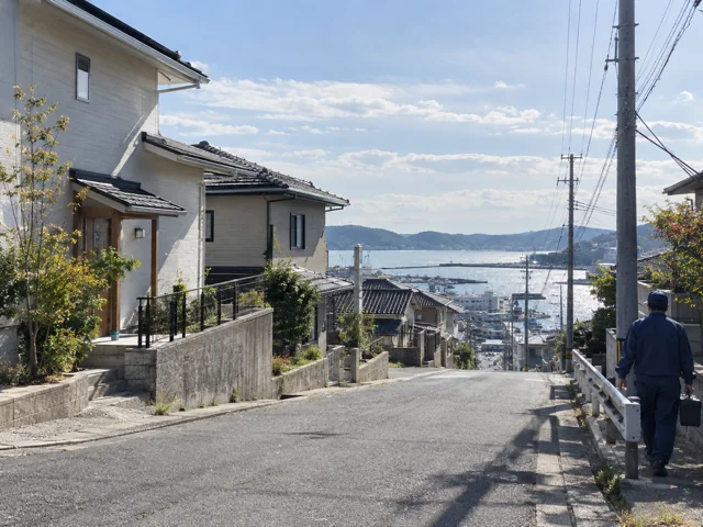 石巻市の住宅街の外観イメージ
